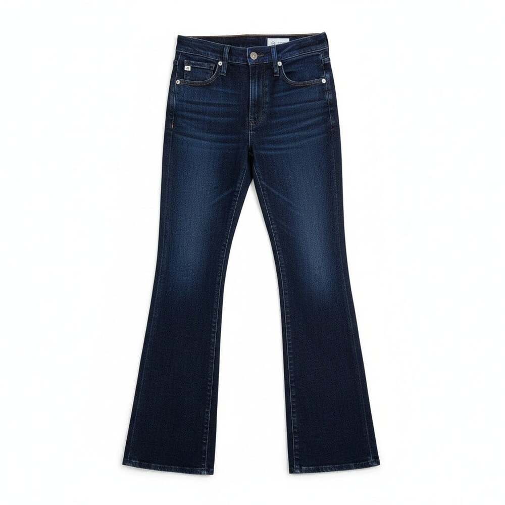 Ag Adriano Goldschmied Farrah Boot High Rise Jeans Size 26 Dark Wash Flare